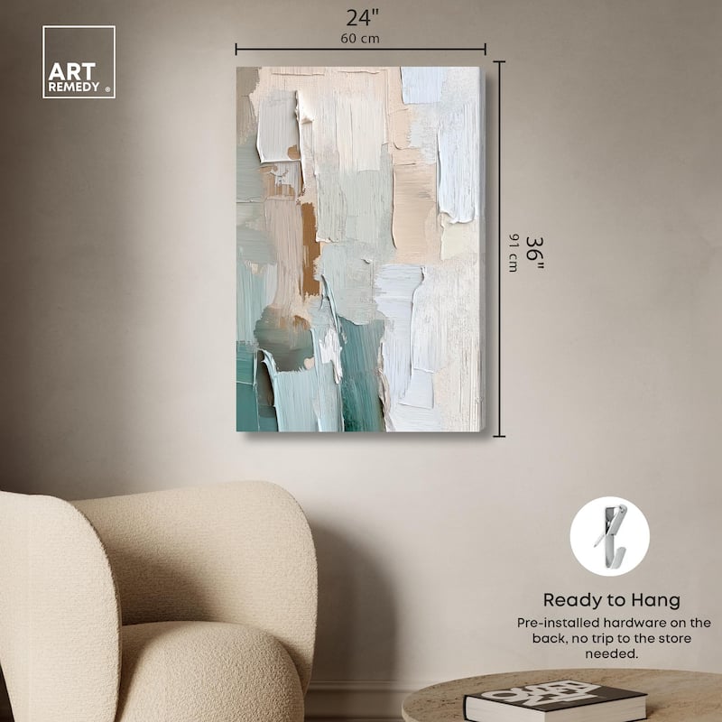 Impasto Intervals II Canvas by Art Remedy, Gallery Wrapped