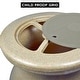 preview thumbnail 5 of 5, Koolscapes Stone-Look Rain Barrel, 75 gal (285L), Sandstone - M