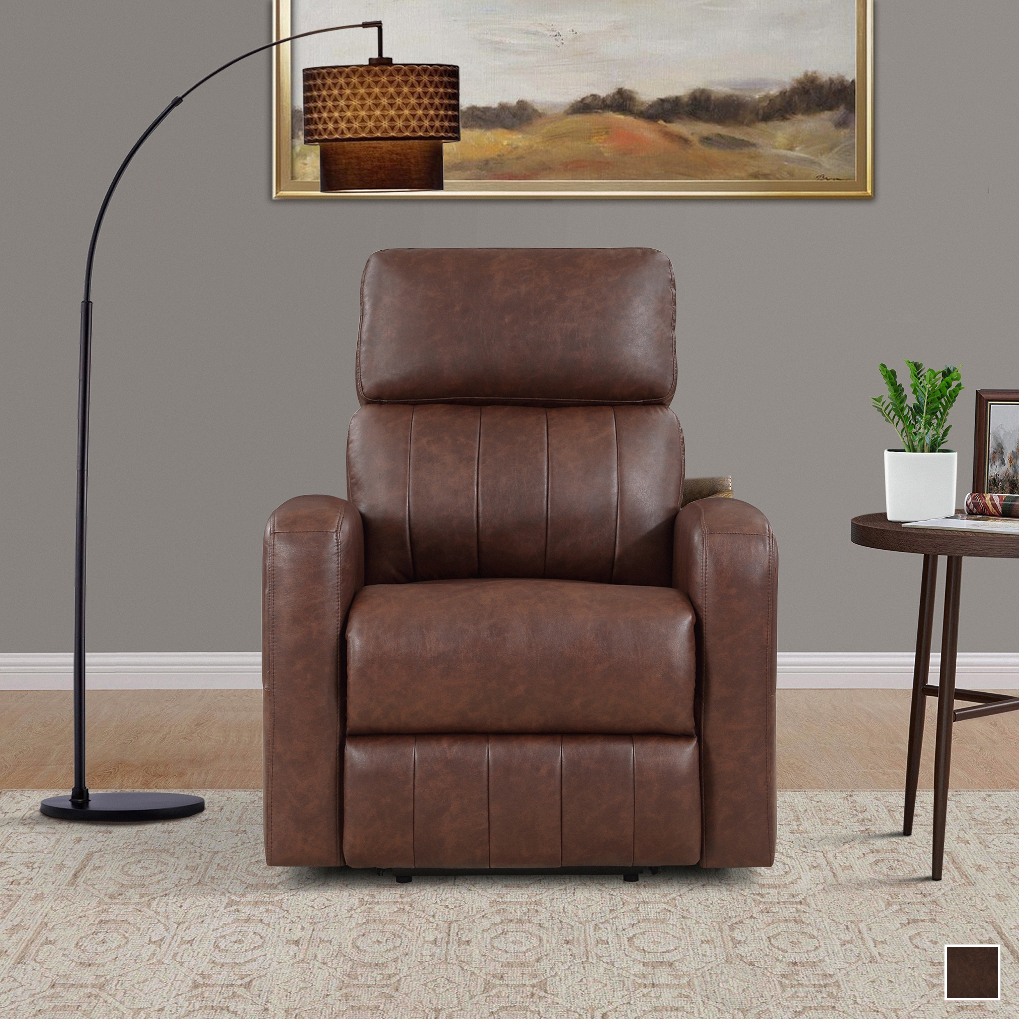Fremont & Park Antonio Faux Leather Power Lift Recliner with One-Touch Control