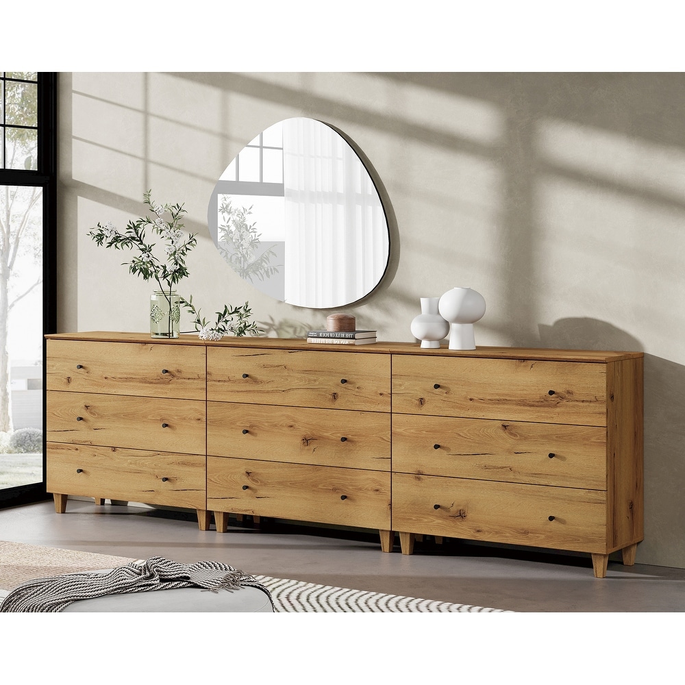 9-drawer Modern & Contemporary, Oak Finish Dressers - Bed Bath & Beyond 9-drawer Modern & Contemporary, Oak Finish Dressers - Bed Bath & Beyond