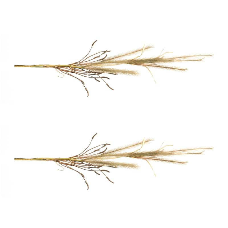 Harvest Fall Artificial Fox Tail Stem Sprays - 47" - Set of 2