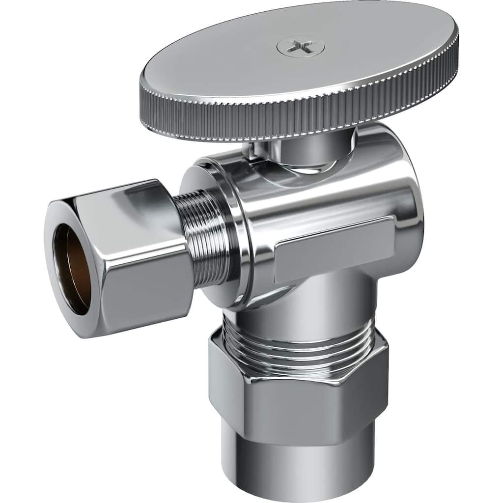 PROFLO 1/2" x 3/8" Quarter Turn Angle Valve