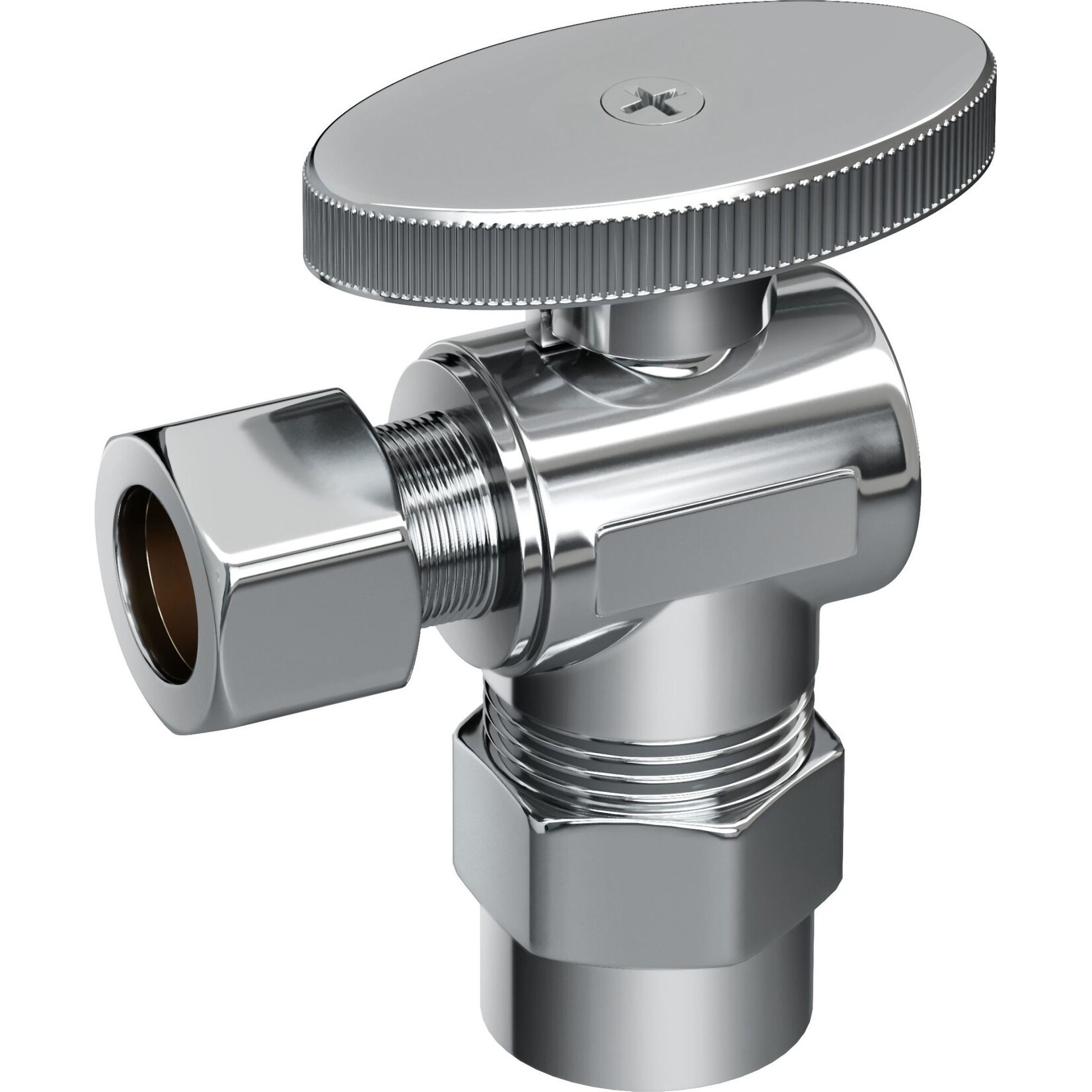 PROFLO 1/2" x 3/8" Quarter Turn Angle Valve