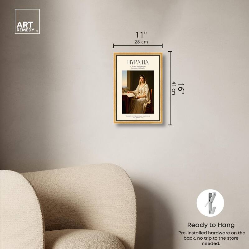 Philosopher of Alexandria Canvas by Art Remedy