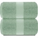 preview thumbnail 66 of 92, White Classic Luxury Cotton Oversized Bath Sheet 35x70 - Set of 2