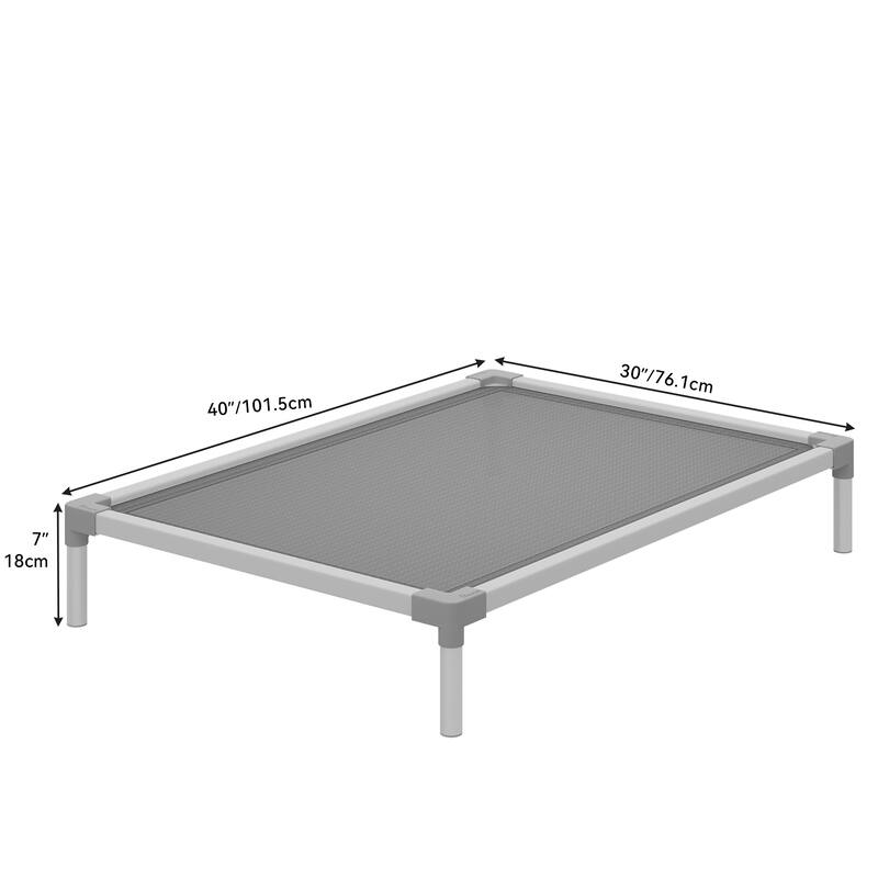 Moasis Textilene Dog Bed, with Aluminum Frame