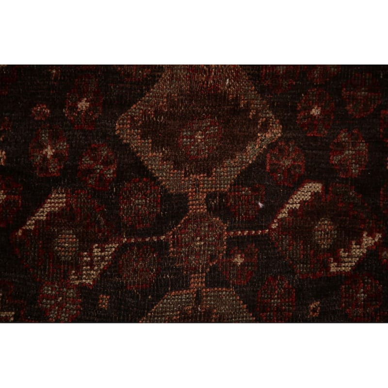 Pre-1900 Antique Qashqai Persian Area Rug Handmade Wool Carpet - 3'10"x 5'3"