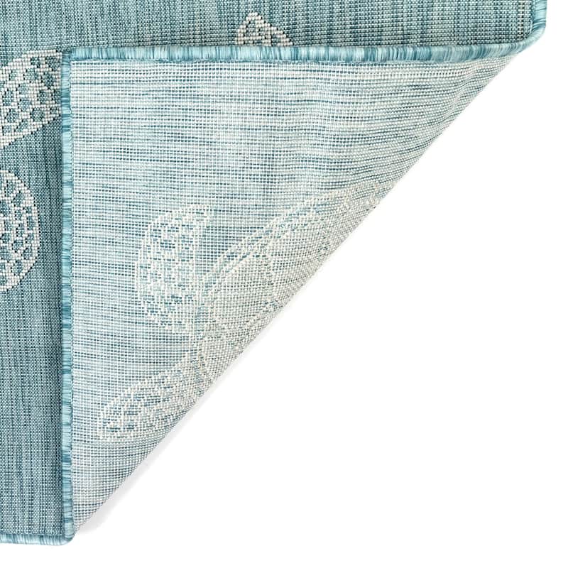 Liora Manne Carmel Collection Sea Turtles Indoor/ Outdoor Area Rug
