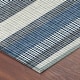 preview thumbnail 48 of 149, Machine Washable Indoor/ Outdoor Cabana Stripe Chantille Rug