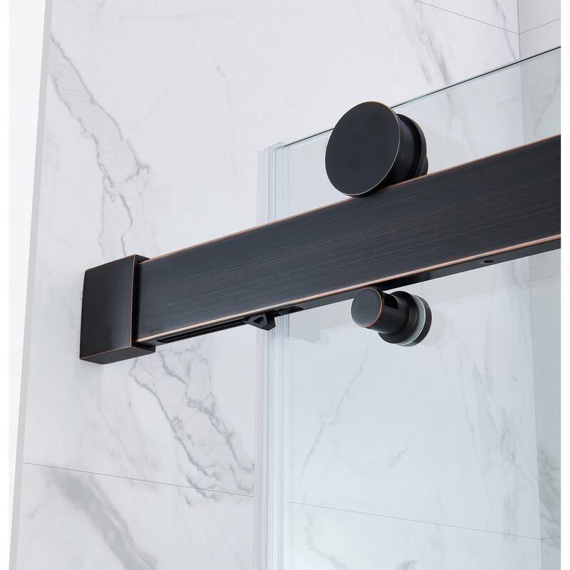 Miseno MSD-BELS48-15SKC Bel 81-1/2" High x 48" Wide Sliding Frameless