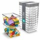 preview thumbnail 1 of 3, Sorbus Large Storage Clear Containers with Lids Toy Bins and Organizers - 8 Pk Clear