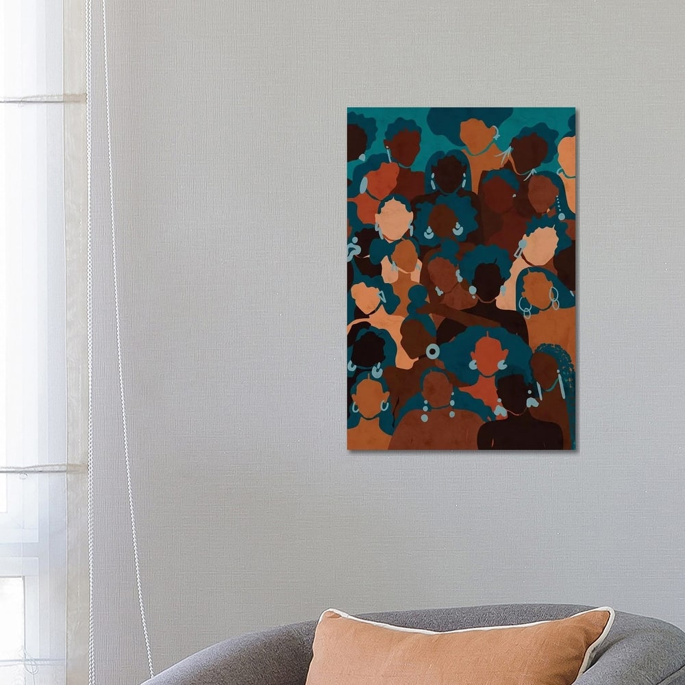 iCanvas "Aqua Womxn" by Reyna Noriega Canvas Print