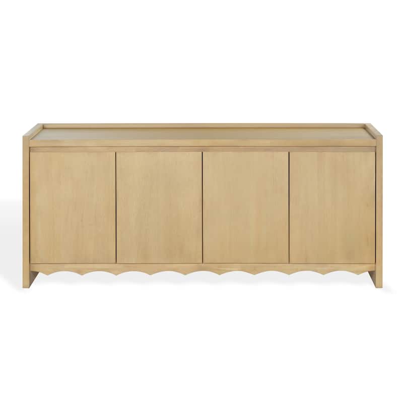 SAFAVIEH Couture Rhylee 4-Door Wood Sideboard - 71"W x 19"D x 31"H