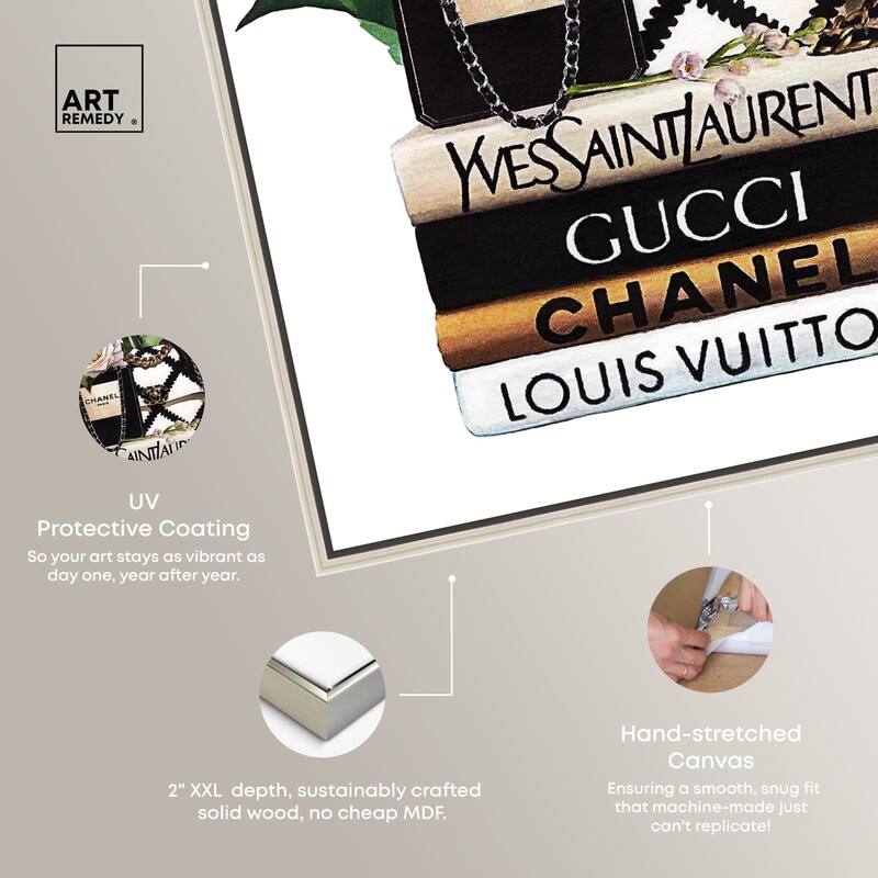 Luxury Stack Details Canvas by Art Remedy