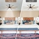 preview thumbnail 99 of 128, Sofucor 52/66/72/76/84Inch Large Ceiling Fan with Dimmable LED Light ,Remote&APP Control,8 Blades for Large Living Room,Porch