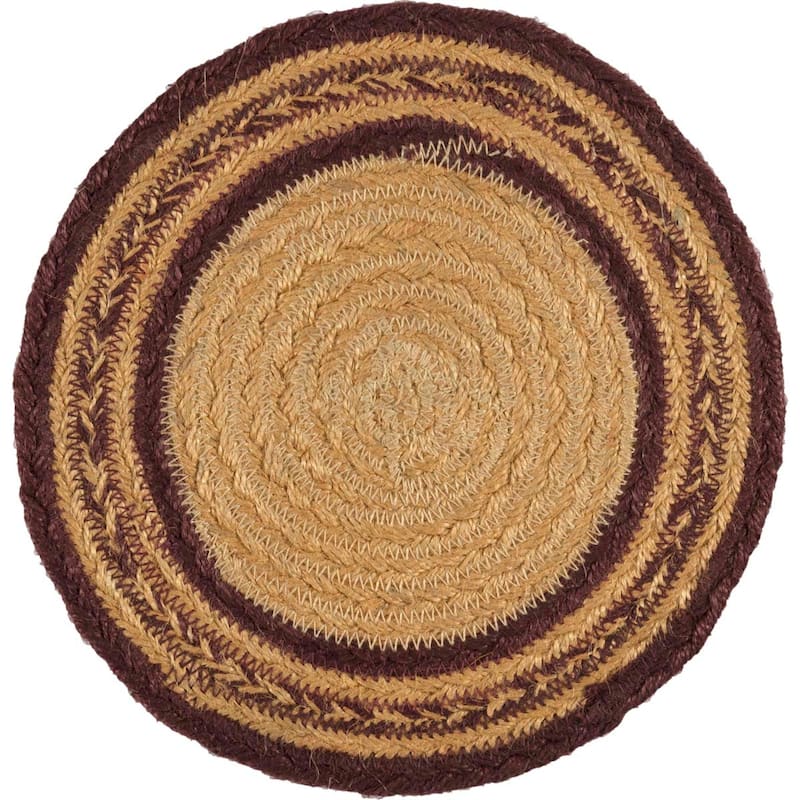 Potomac Jute Trivet Stencil Star 8 - Trivet 8