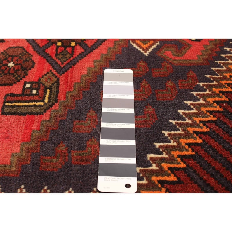 ECARPETGALLERY Hand-knotted Andelz Dark Grey Wool Rug - 4' 2" x 6' 8"