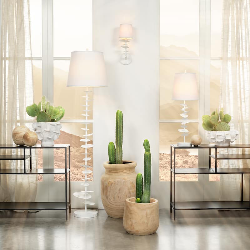 Jamie Young Element Shelved Console Iron Table