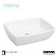 preview thumbnail 3 of 4, Karran Valera 19" Vitreous China Vessel Bathroom Sink in White
