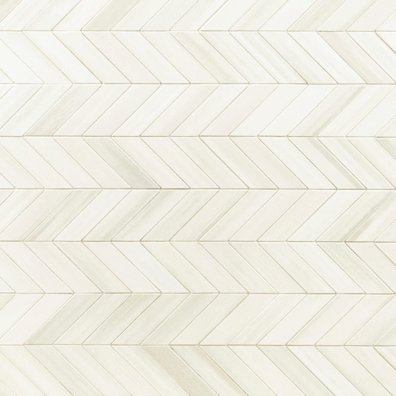 Ackland AKN-P-GL12X15CVM-CA Glacis - 12" x 15" Porcelain Chevron
