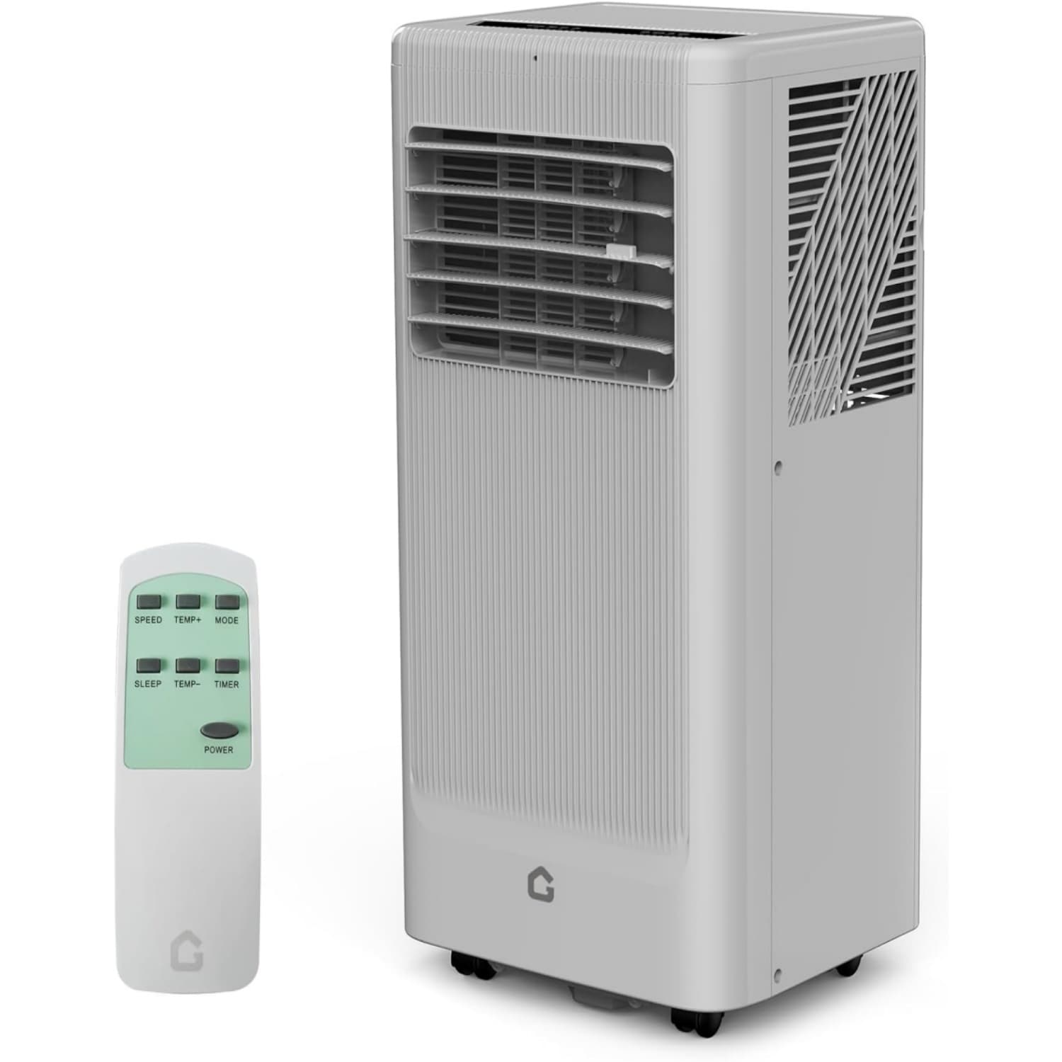 3-in-1 Portable AC, 8,000 BTU & Covers 350 Sq Ft, Ultra Quiet 50 dB with Dehumidifier & 3-Speed Fan for Bedroom Office