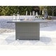 preview thumbnail 1 of 3, Palazzo Outdoor Bar Table with Fire Pit - 73"W x 42"D x 38"H