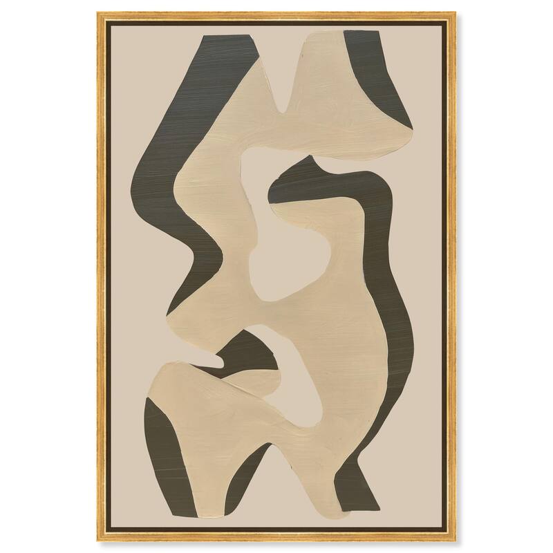 Shapes of Sage I Canvas by Art Remedy - Gold - 36" x 54"