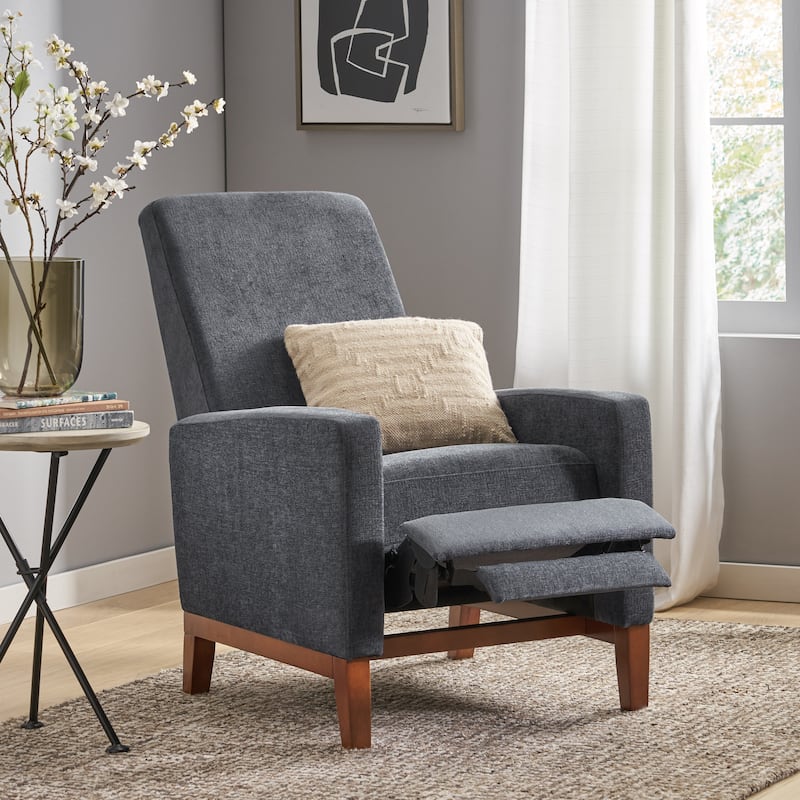 27'' Wide Wood Hand Manual Club Recliner