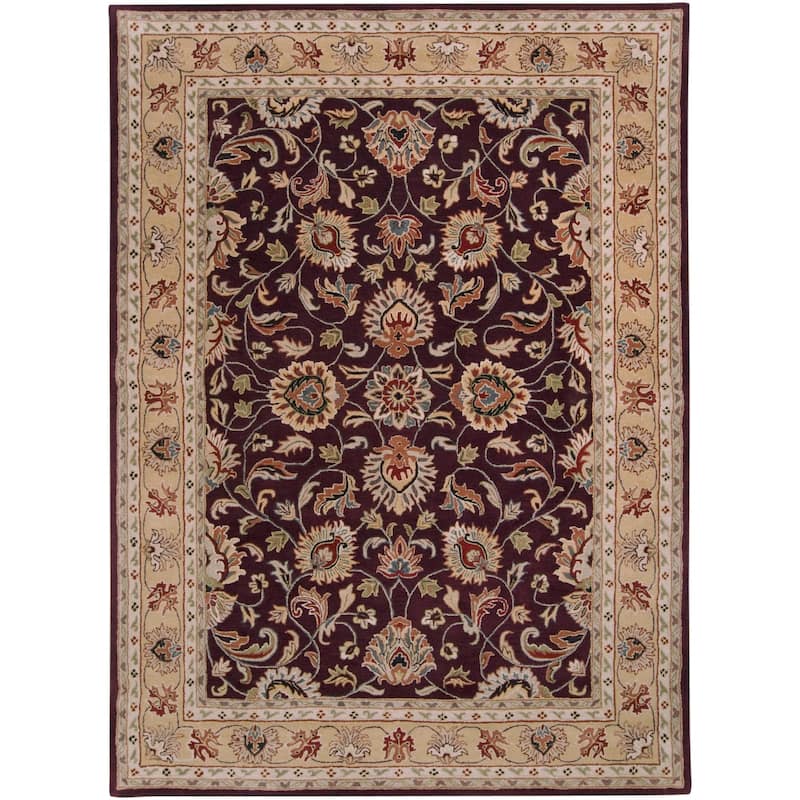 Livabliss Caesar Updated Traditional Border Area Rug.