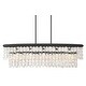 preview thumbnail 1 of 9, Minka Lavery 6707 Shimmering Elegance 5 Light 48" Wide Crystal Linear
