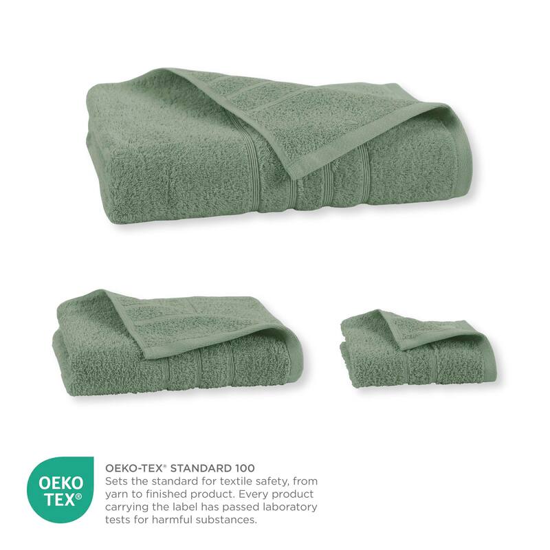 Martex Ultimate Performance Cotton Low-Lint Soft Absorbent Towel Set