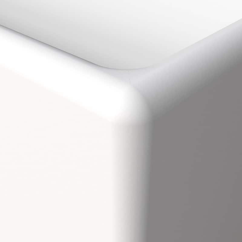 Thistle Rectangular Planter Set in Fiberstone and MgO Clay with Drainage Holes for Home Office Garden Indoor Outdoor Patio Porch