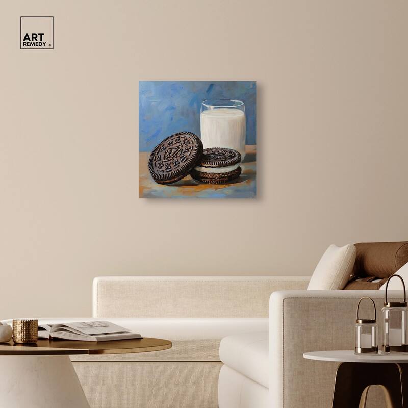Ode to the Oreo Canvas by Art Remedy, Gallery Wrapped
