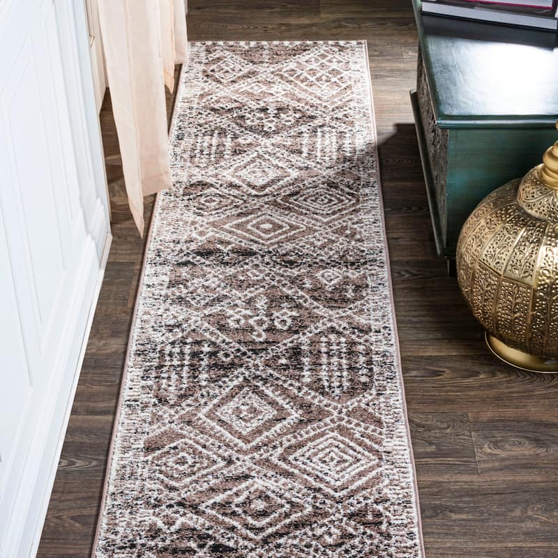 JONATHAN Y Aksil Modern Tribal Geometric Area Rug