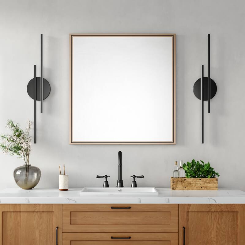 2-PACK Modern Dimmable Metal LED Bathroom Vanity Light