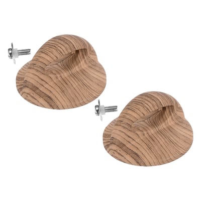 2pcs Universal Pot Lid Replacement Knob Heat Resistant Lid Handles Burlywood - 36mm