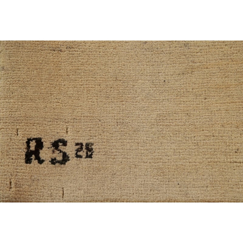 Gabbeh Modern Oriental Rug Handmade Wool Carpet - 5'0"x 6'4"