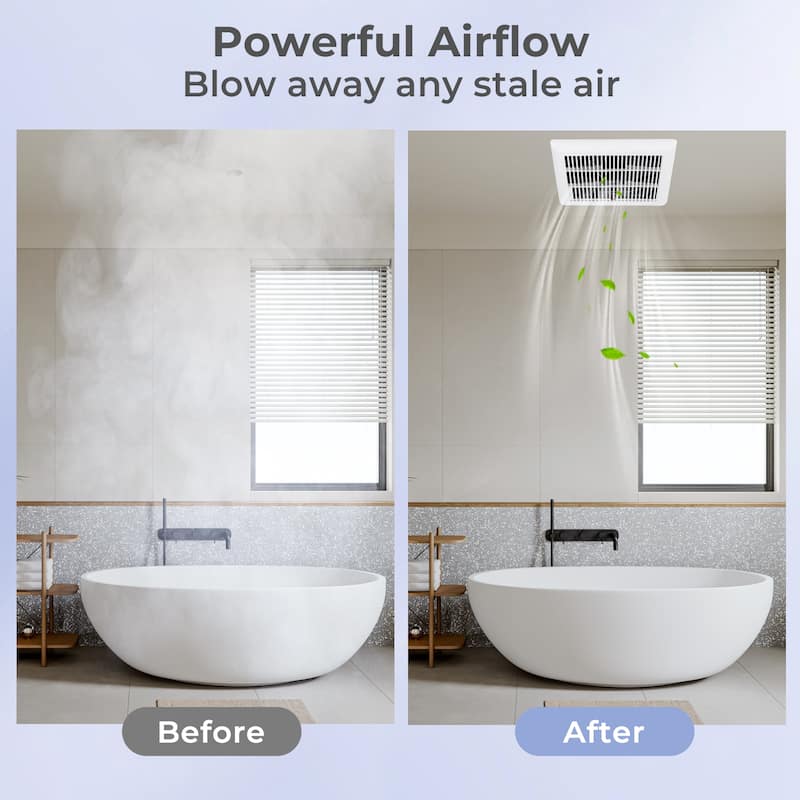 Gymax 80 CFM 1.5 Sones Quiet room Exhaust Fan w/Galvanized Housing&4'' - White