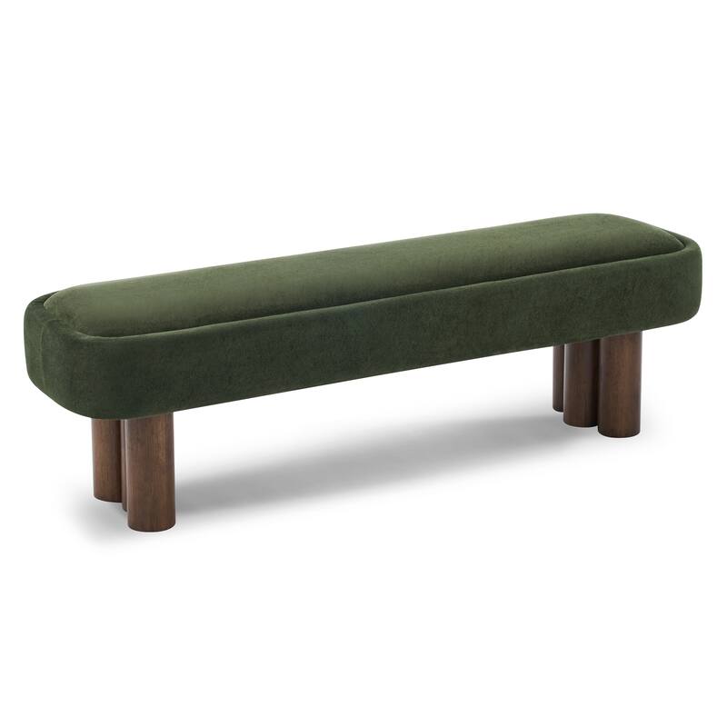 Christopher Knight Home - Modern Upholstered Dining Bench with Padded Seating