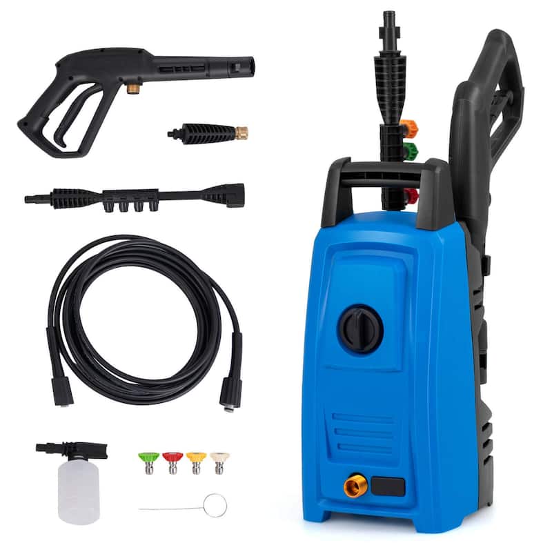 Ironmax Electric Pressure Washer with Wheels 5 Quick Connect Nozzles - See Details - See Details