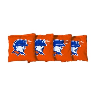 Wisconsin Platteville Pioneers Orange Cornhole Bags