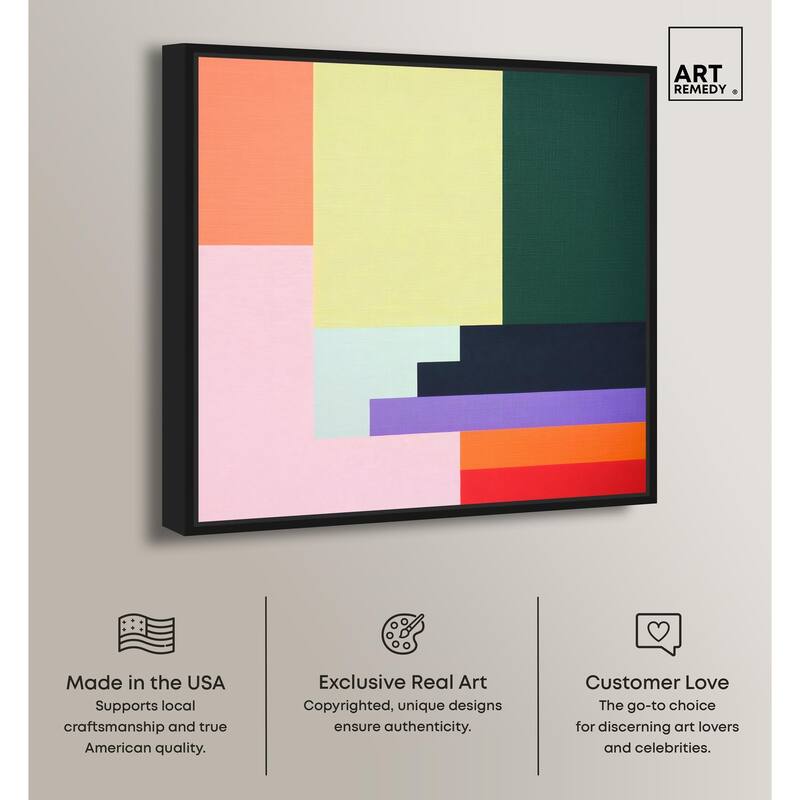 Rectilinear Rhapsody II Canvas by Art Remedy