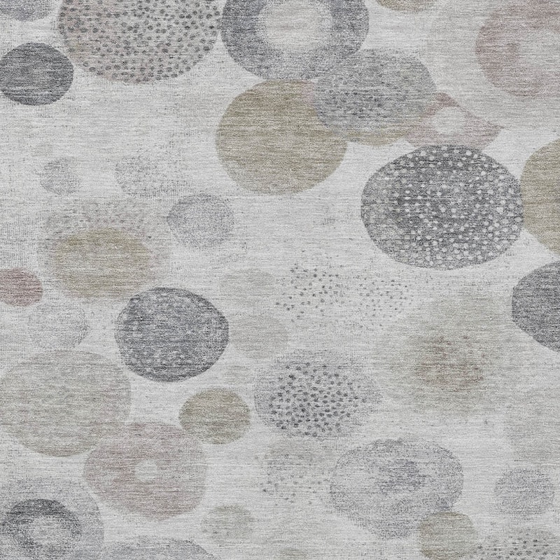 HomeRoots Geometric Transitional Rectangle Outdoor Rug