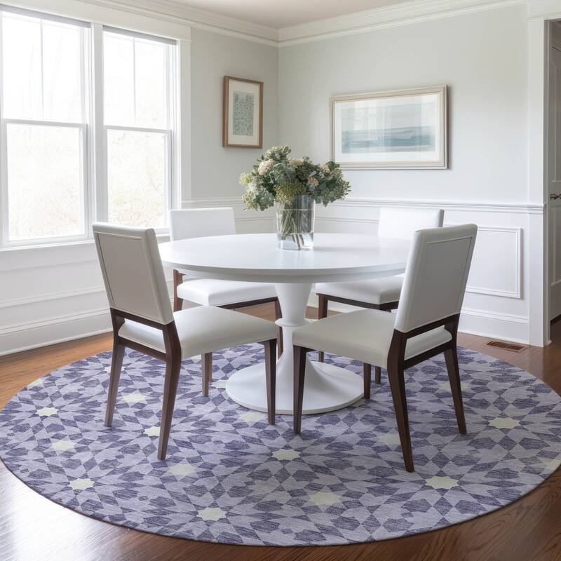 Machine Washable Indoor/ Outdoor Chantille Morrocan Boho Rug