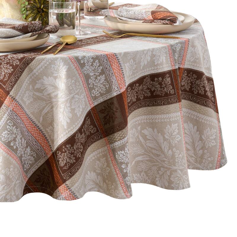 Windswept Harvest Jacquard Tablecloth