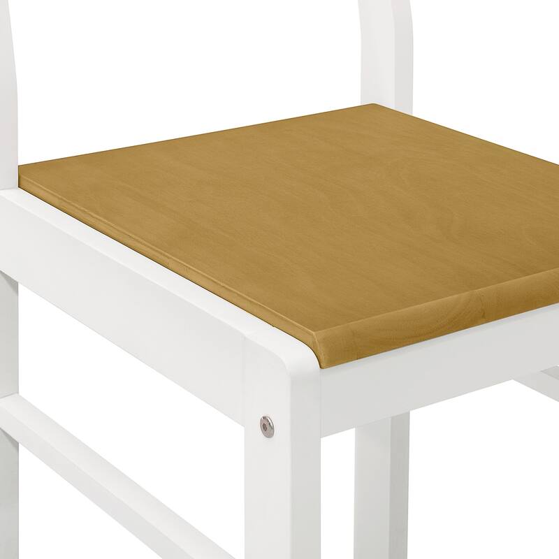 CraftPorch Classic Two-tone 5-piece Dining Set
