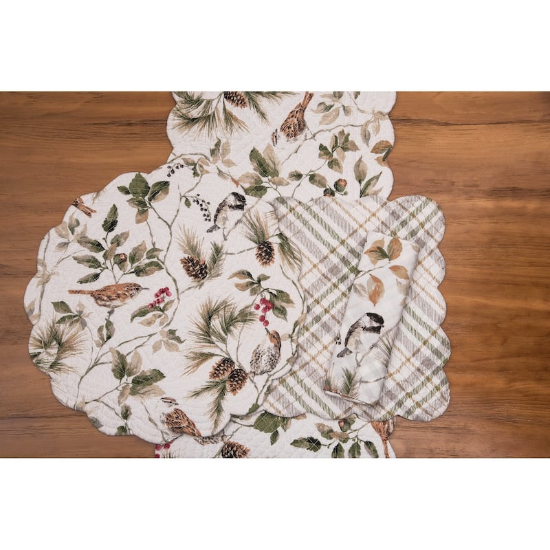 Mira Songbird Cotton Napkin Machine Washable