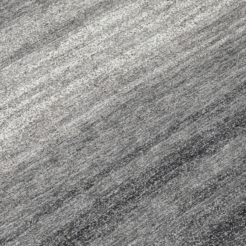 Machine Washable Indoor/ Outdoor Ombre Stripe Chantille Rug