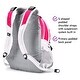 preview thumbnail 16 of 17, Backpack, Travel, or Work Bookbag with tablet sleeve, One Size, Pink Marble - Bubblegum Pink
