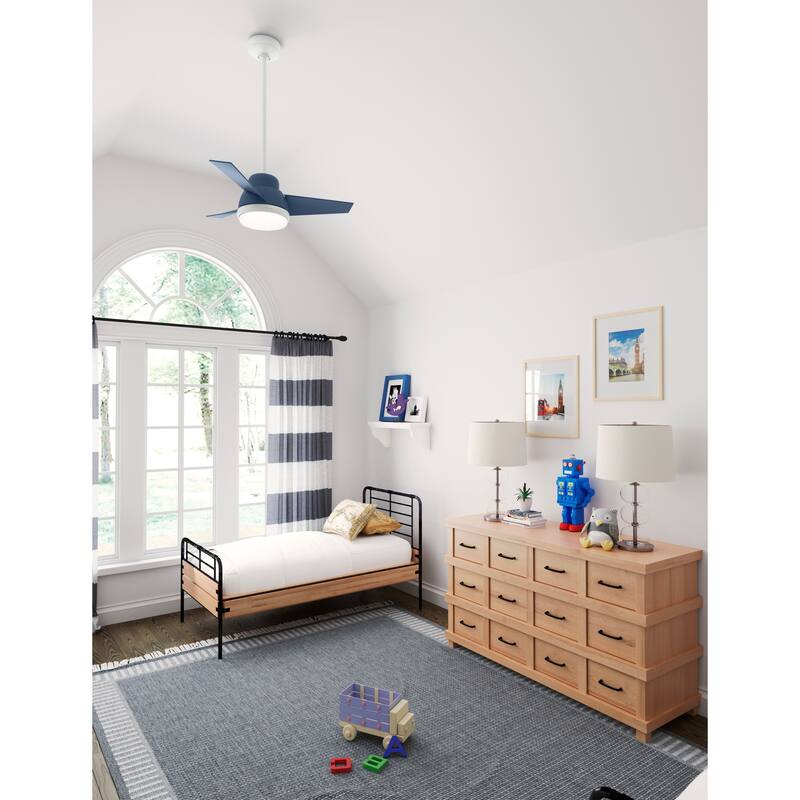 Hunter 36" Valda Ceiling with LED Light and Handheld Remote - Exclusive SureSpeed!